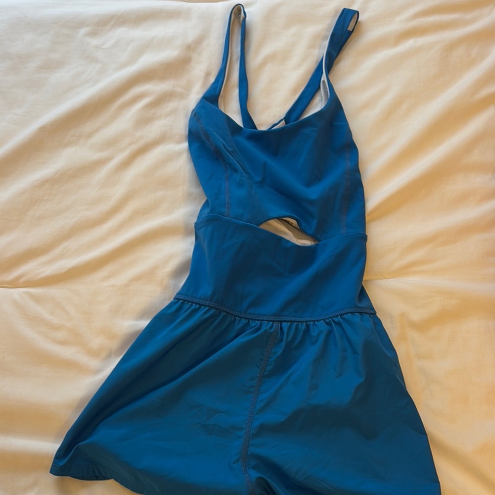 Free People Movement Blue Romper